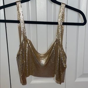 Gold Princess Polly Top